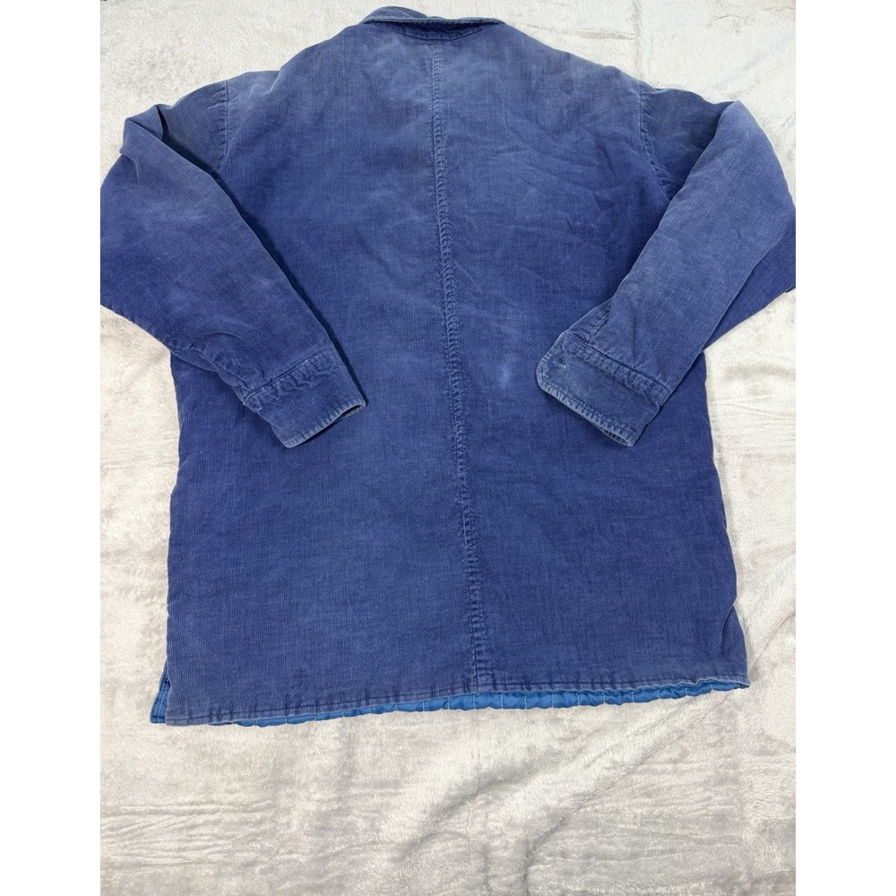 St Johns Bay Corduroy Button Up Quilt Lined Long‎ Sleeve Shacket - Picture 2 of 8